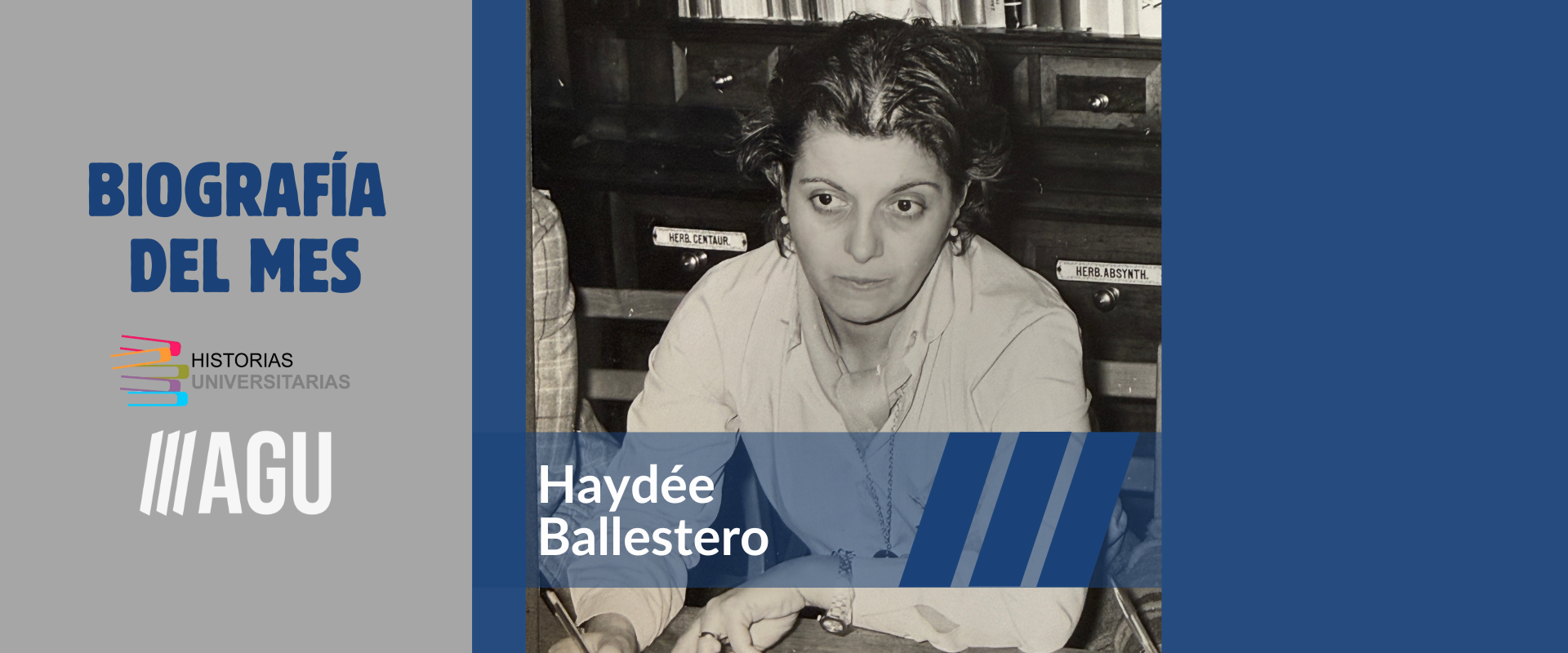 Biografía del mes (mayo): Haydée Ballestero
