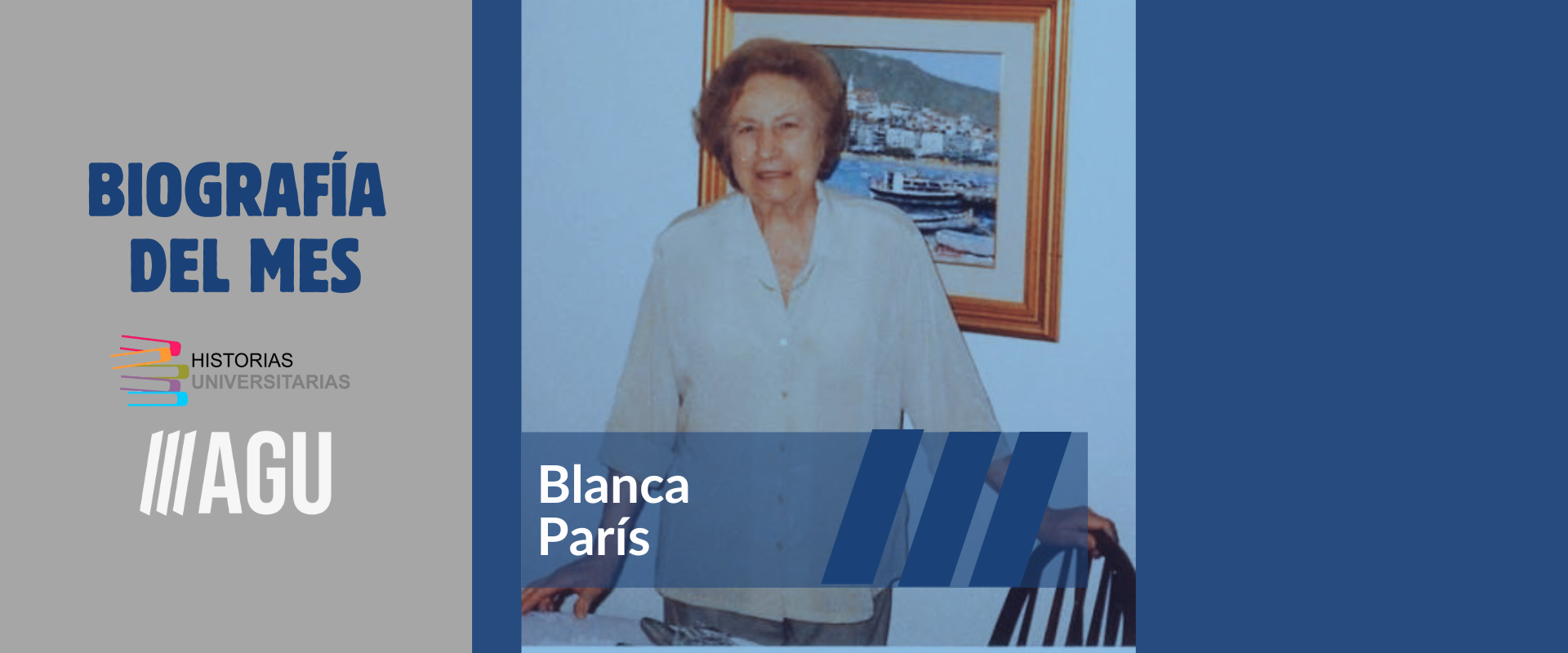 Biografía del mes (julio): Blanca París