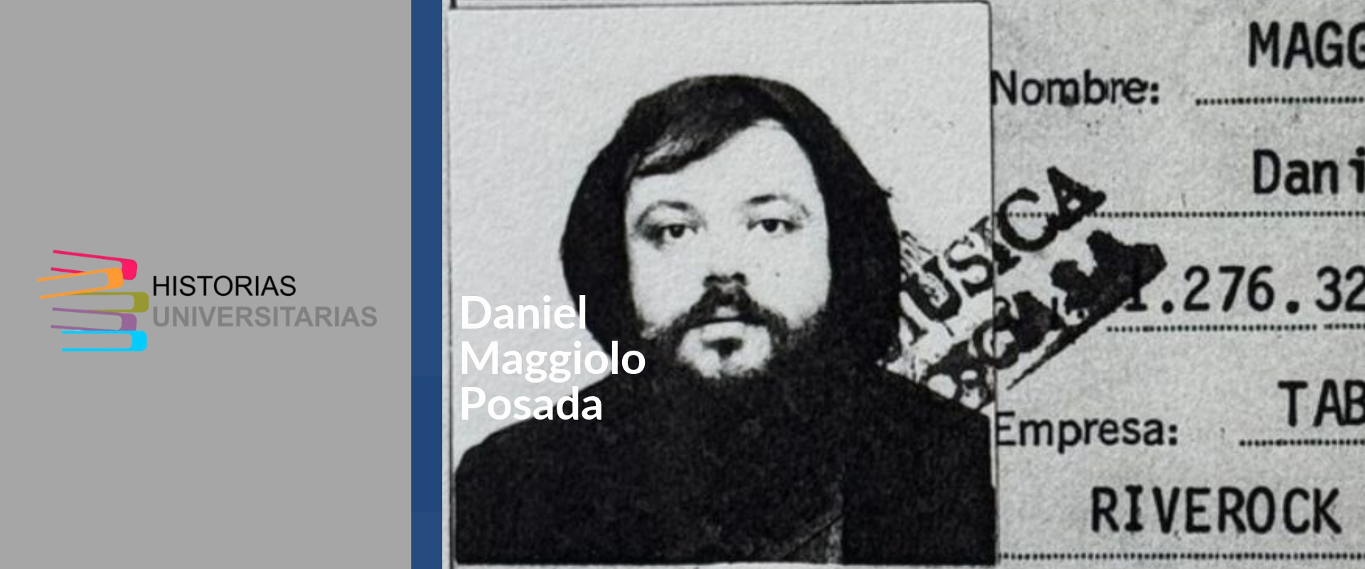 Nueva biografía - Daniel Maggiolo Posada